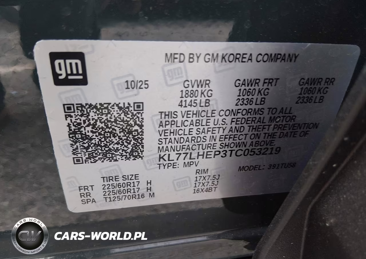 2026 Chevrolet Trax Fwd Lt VIN:KL77LHEP3TC053219 - 9
