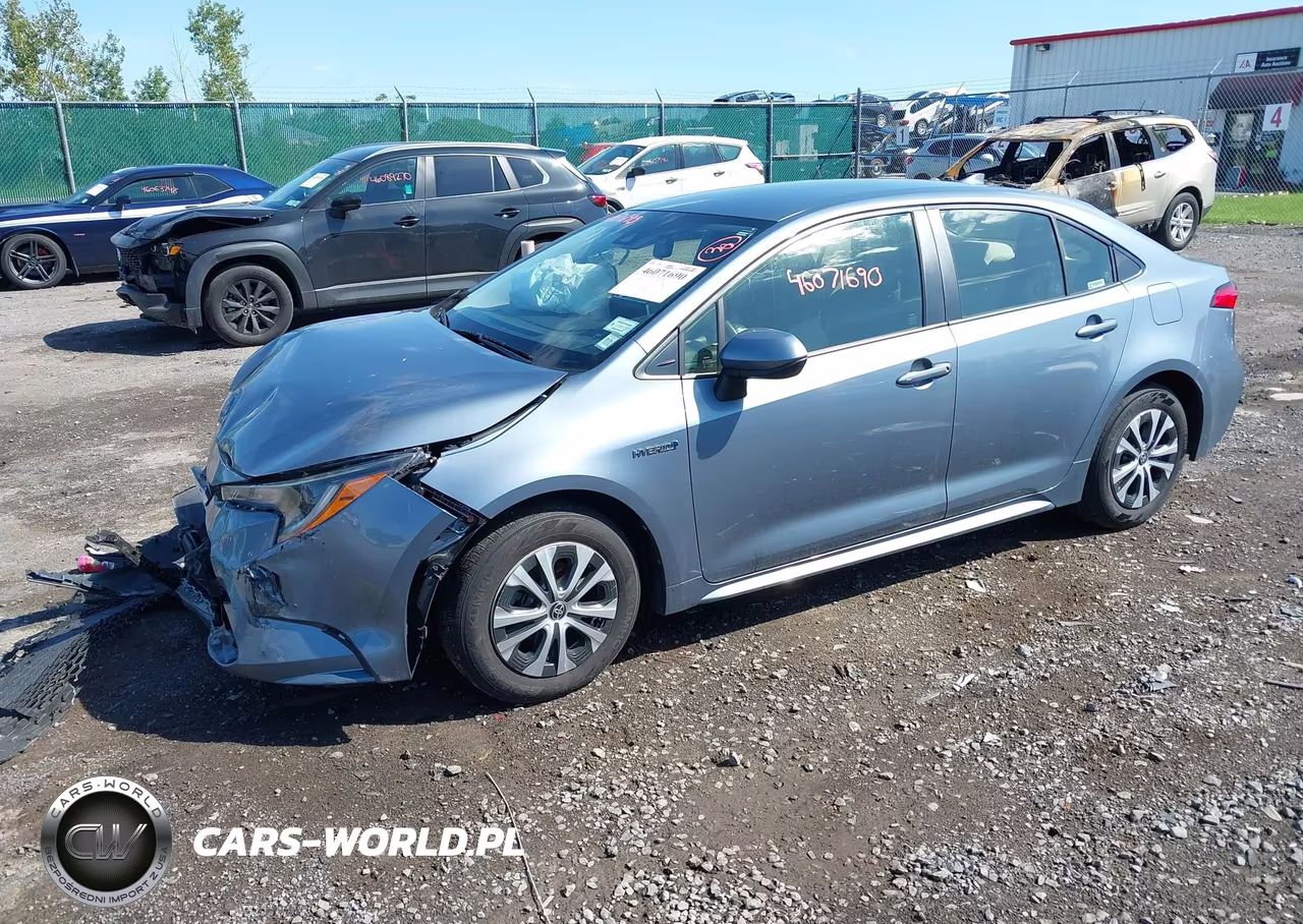 2021 Toyota Corolla Hybrid Le VIN:JTDEAMDE4MJ028853 - 2