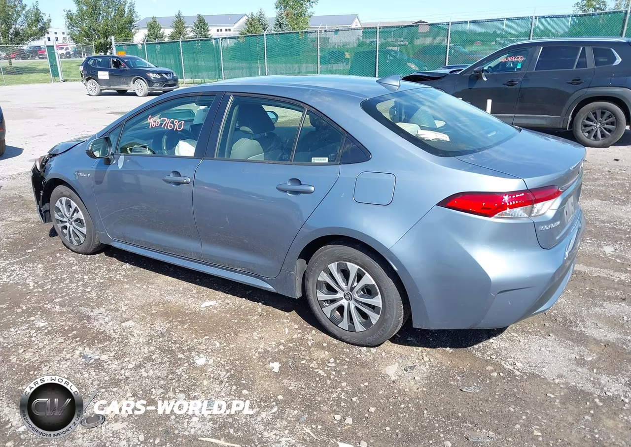 2021 Toyota Corolla Hybrid Le VIN:JTDEAMDE4MJ028853 - 3