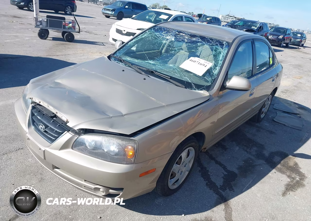 2005 Hyundai Elantra Gls-Gt VIN:KMHDN46D75U052211 - 2