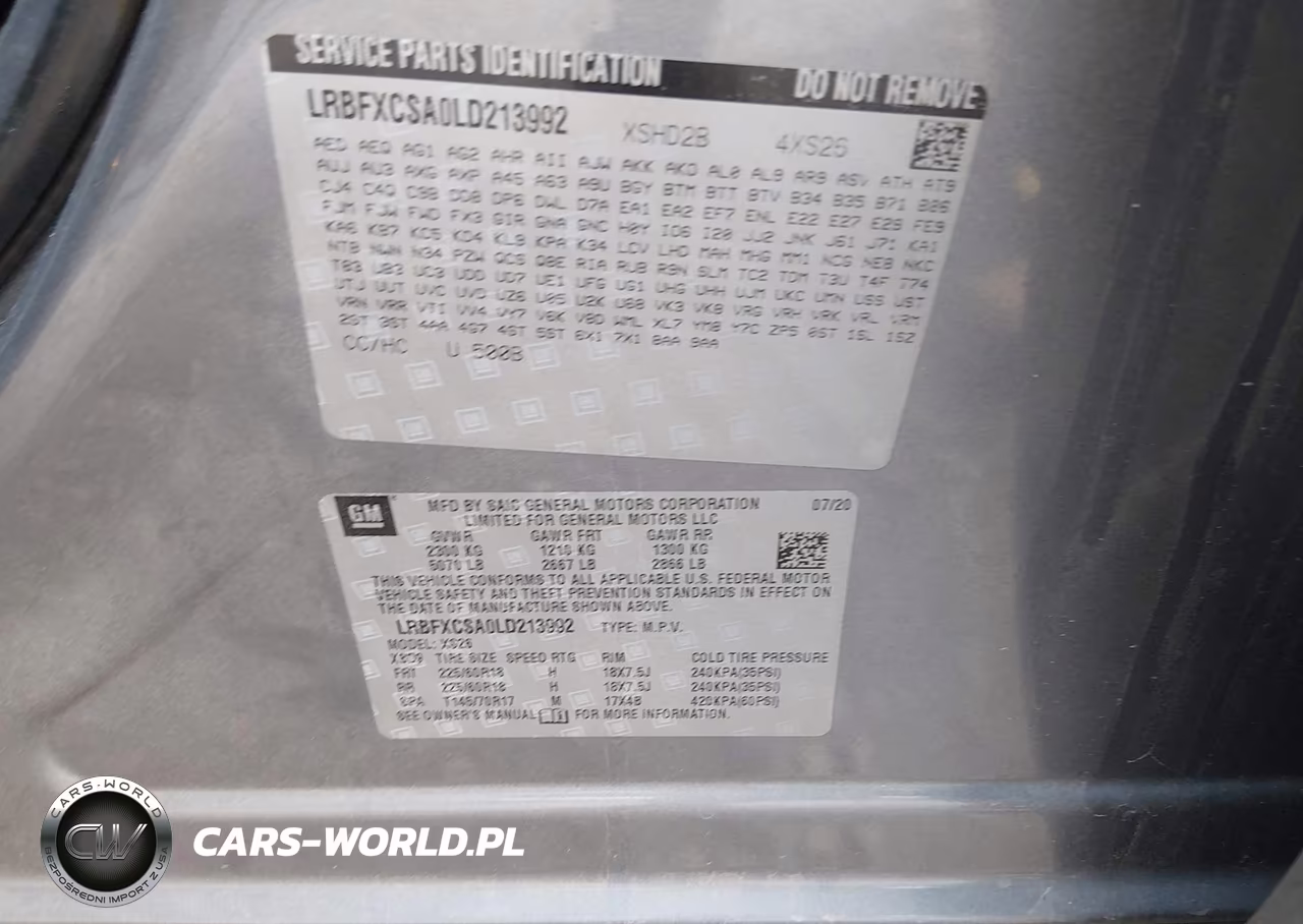 2020 Buick Envision Fwd Essence VIN:LRBFXCSA0LD213992 - 9