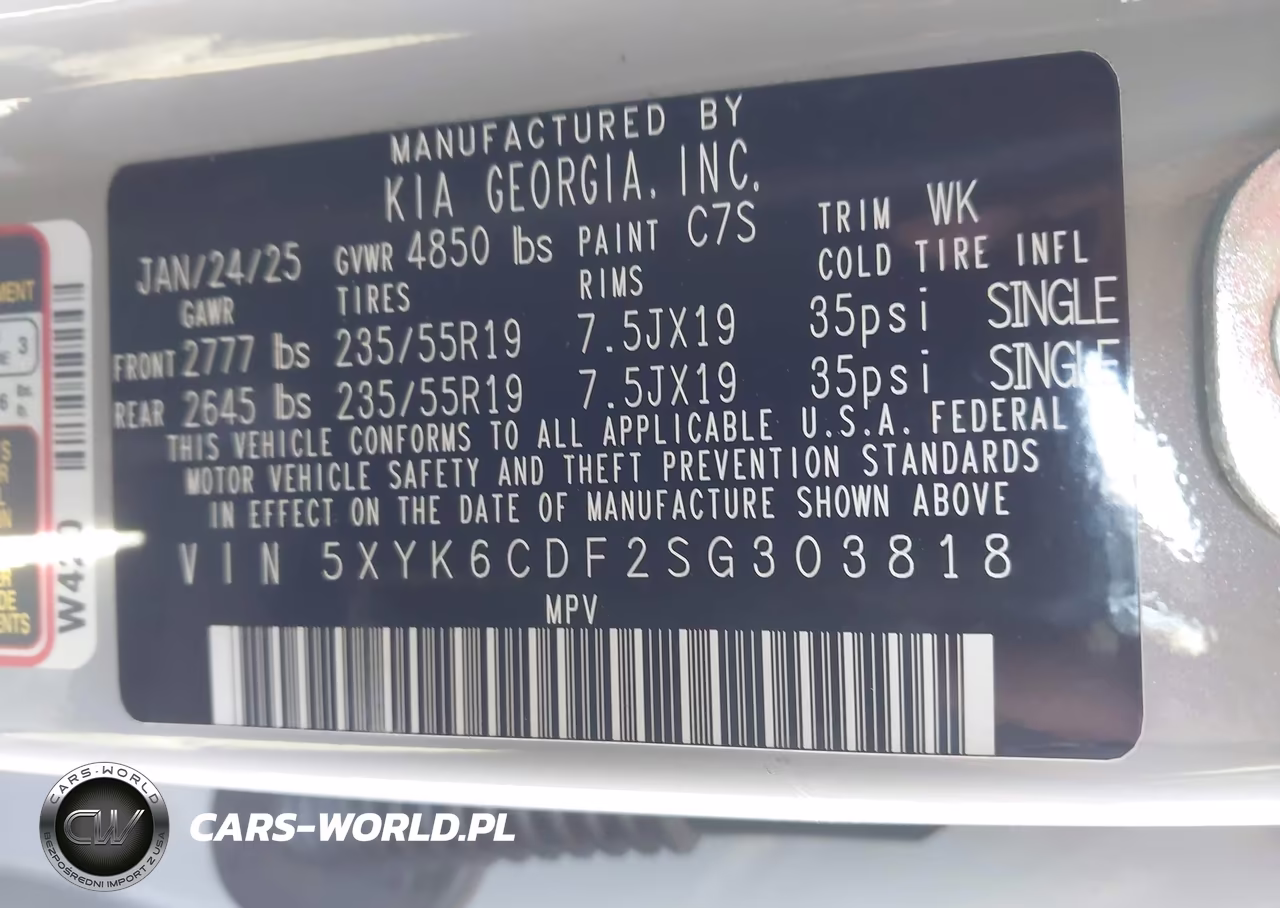 2025 Kia Sportage X-Line VIN:5XYK6CDF2SG303818 - 9