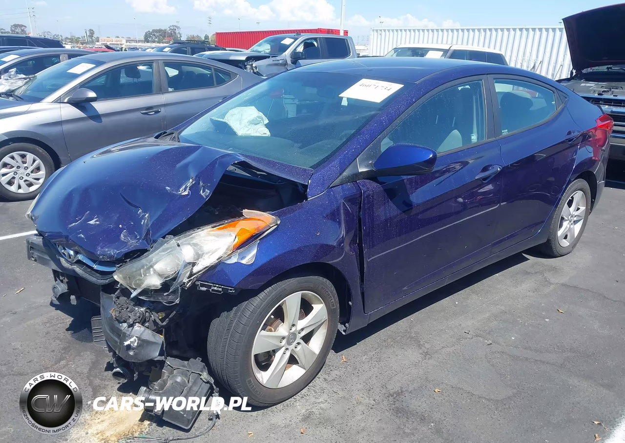 2013 Hyundai Elantra Gls VIN:5NPDH4AEXDH331639 - 2