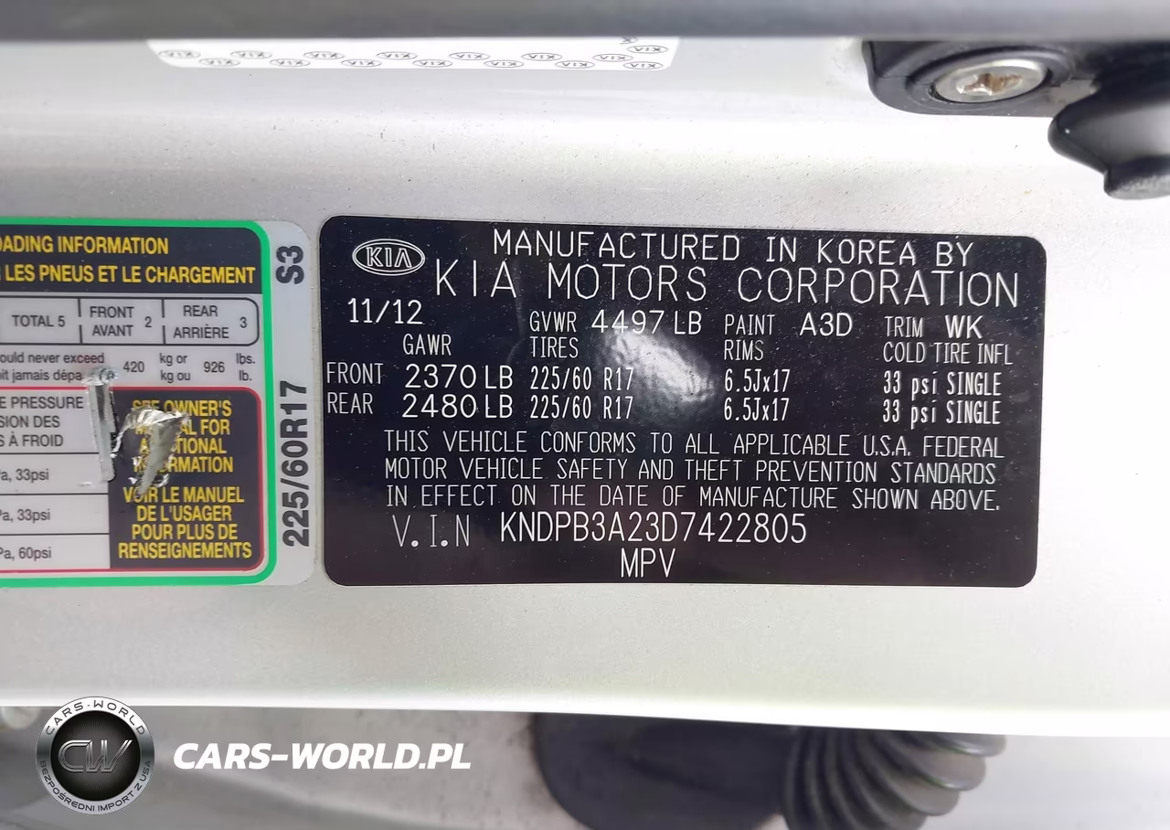 2013 Kia Sportage Lx VIN:KNDPB3A23D7422805 - 9