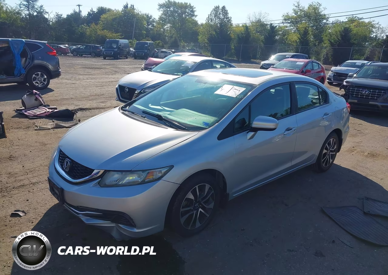 2015 Honda Civic Ex VIN:2HGFB2F86FH546594 - 2