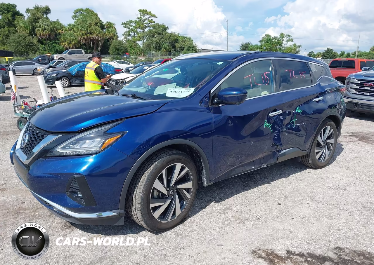 2022 Nissan Murano Sl Fwd VIN:5N1AZ2CJ4NC129290 - 2