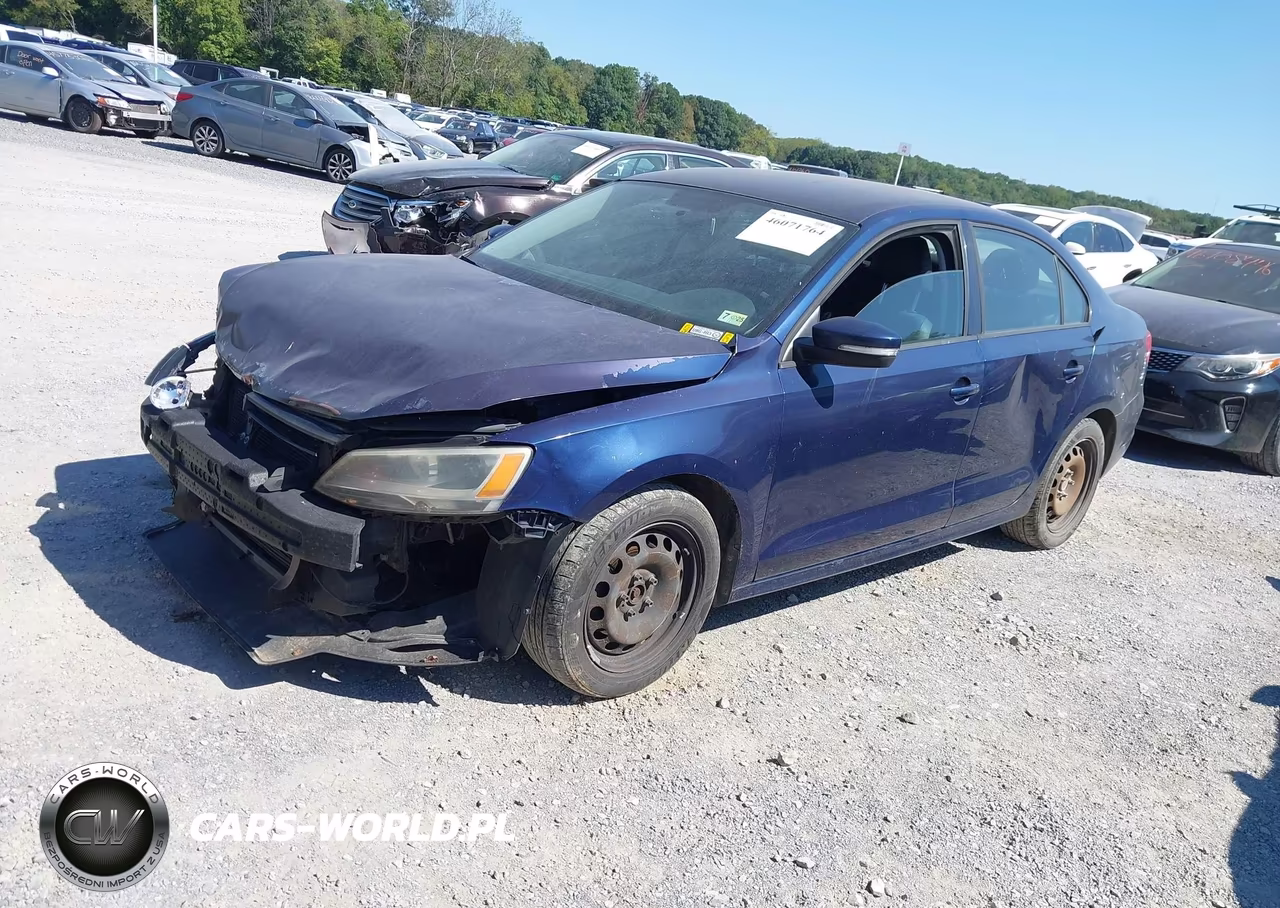 2012 Volkswagen Jetta 2.5L Se VIN:3VWDP7AJ9CM372769 - 2