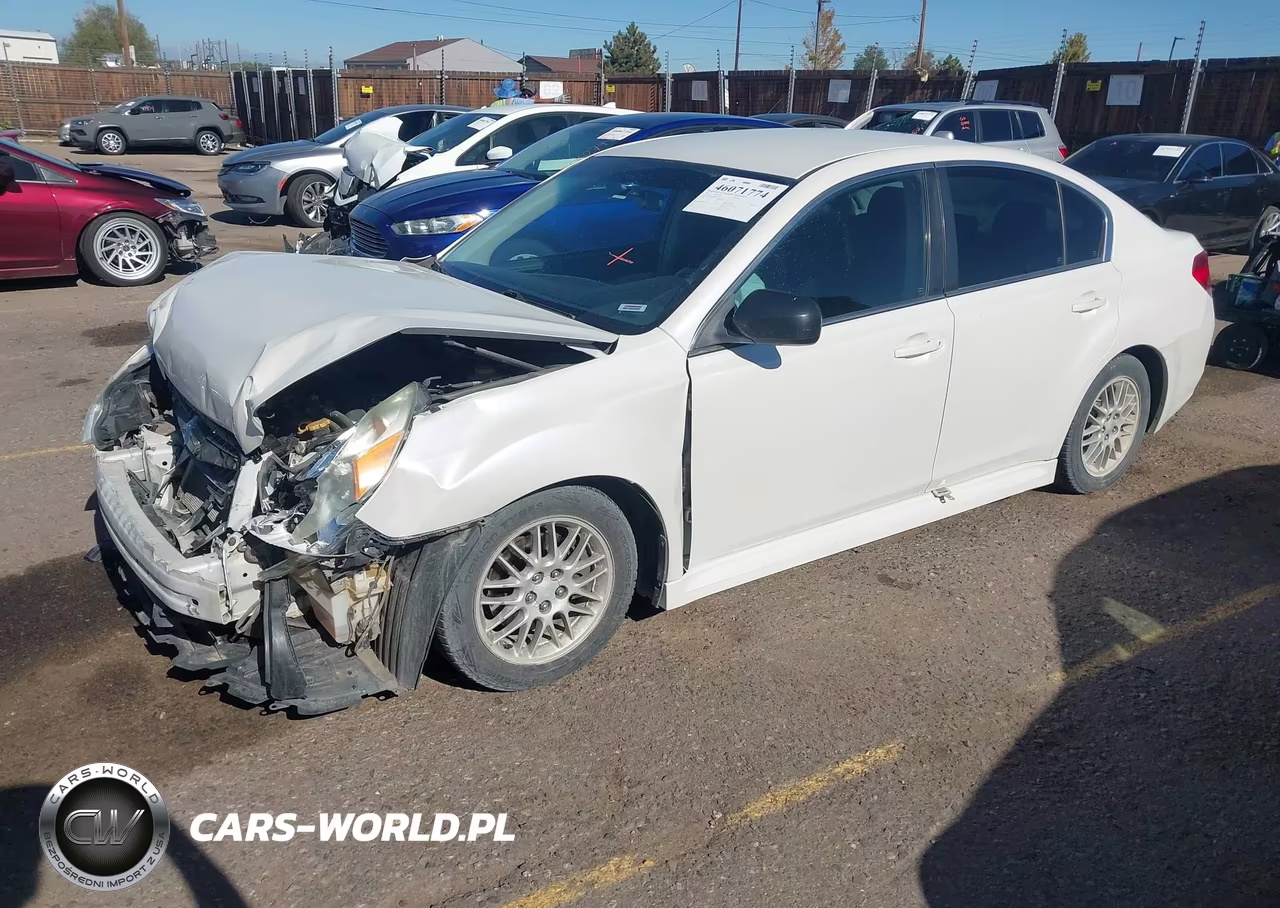 2011 Subaru Legacy 2.5I VIN:4S3BMBA69B3252455 - 2