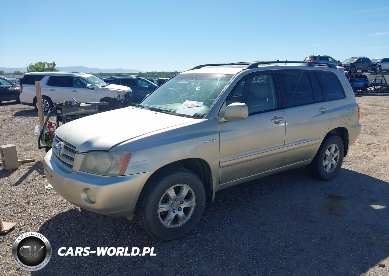 2001 Toyota Highlander V6 VIN:JTEHF21A810010504 - 2