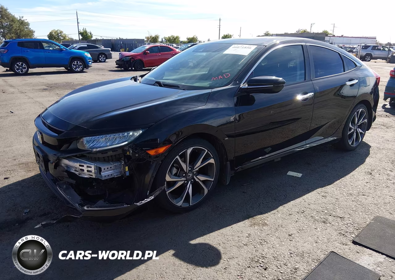 2020 Honda Civic Touring VIN:19XFC1F9XLE208797 - 2