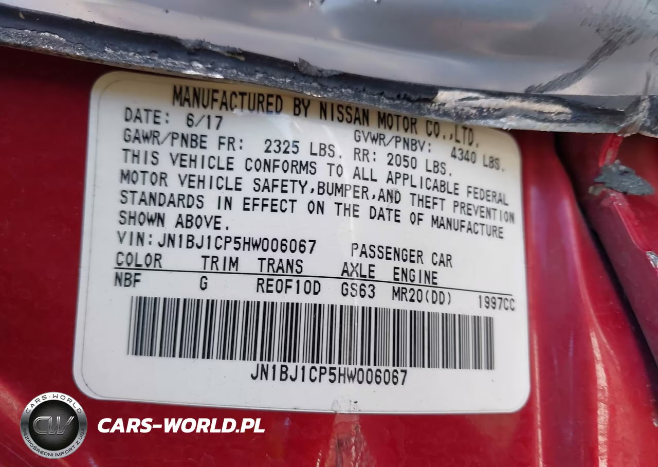 2017 Nissan Rogue Sport Sl VIN:JN1BJ1CP5HW006067 - 9