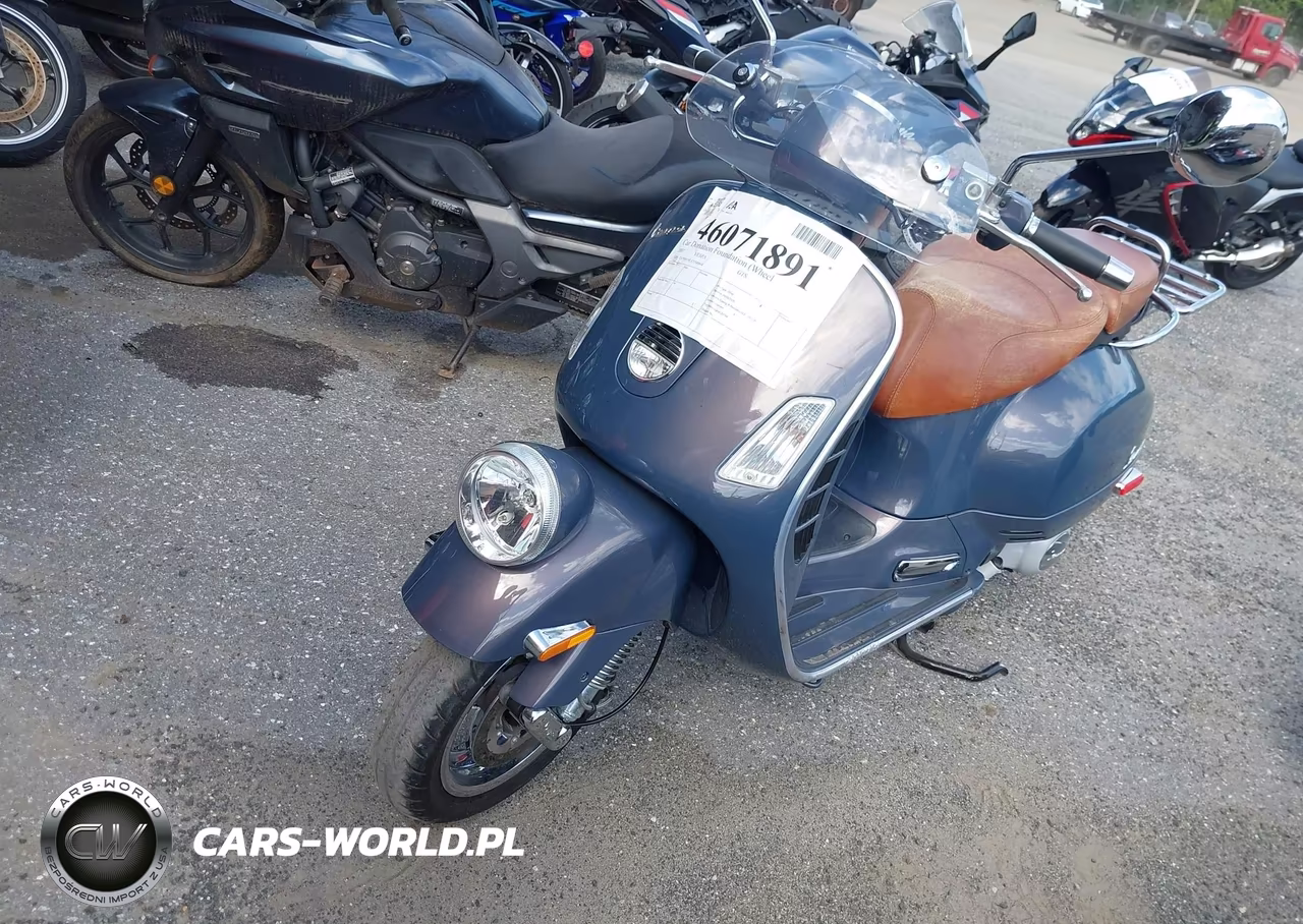 2007 Vespa Gts 250 VIN:ZAPM459L575500604 - 2