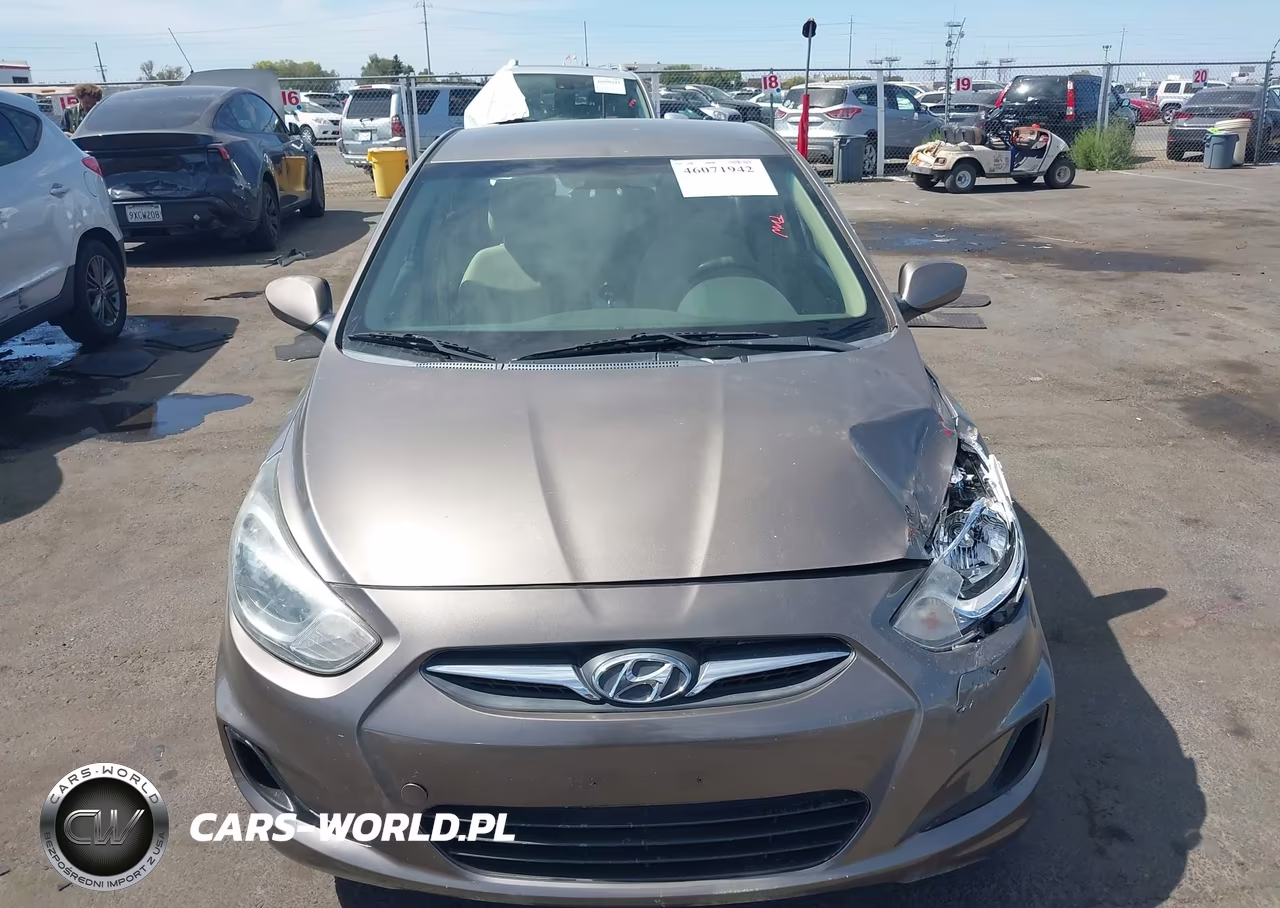 2013 Hyundai Accent Gls VIN:KMHCT4AE5DU440408 - 12