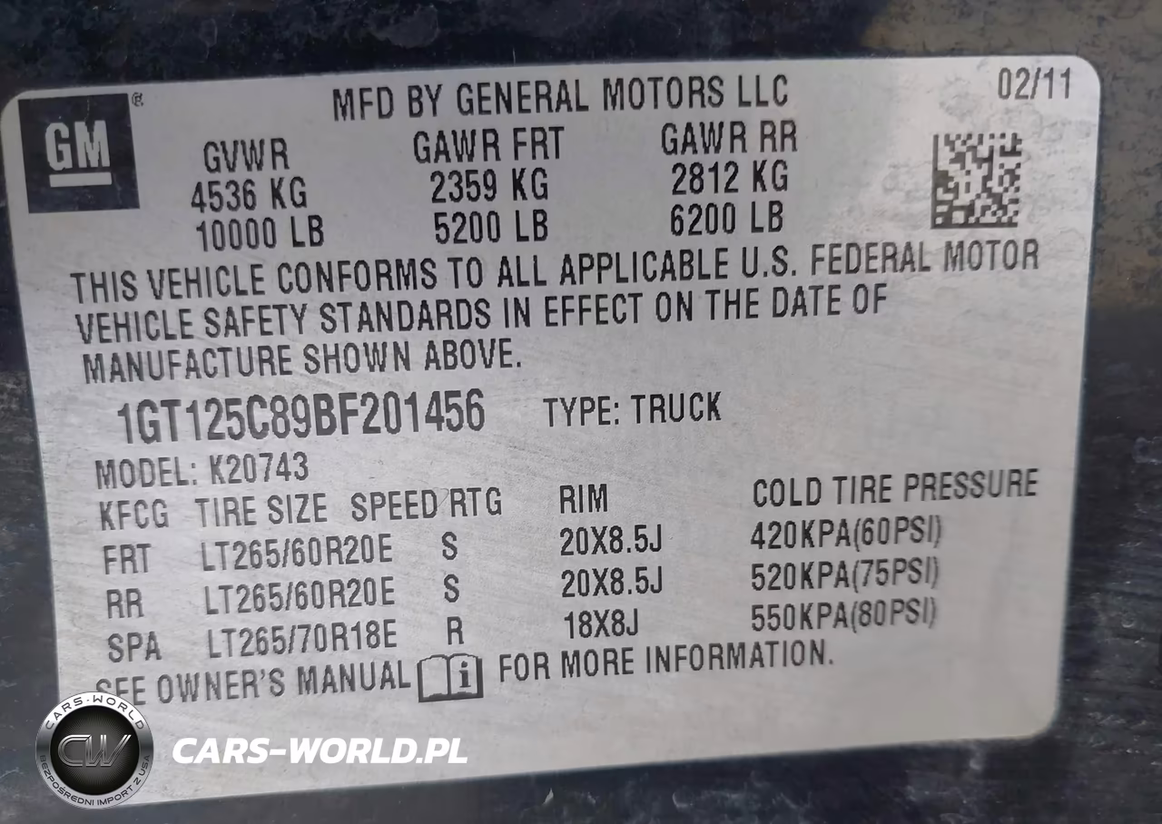 2011 GMC Sierra 2500Hd Denali VIN:1GT125C89BF201456 - 9