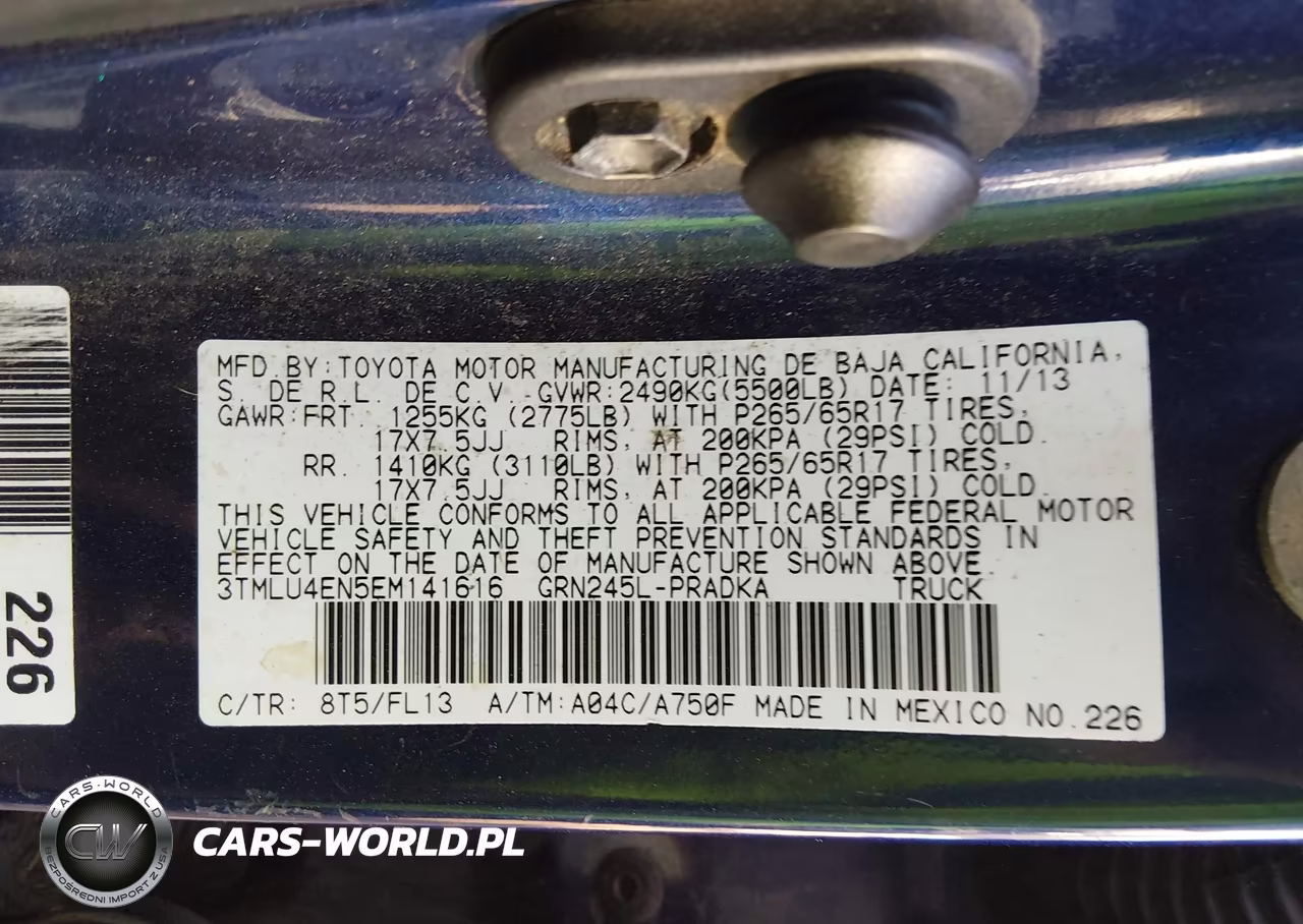 2014 Toyota Tacoma Base V6 VIN:3TMLU4EN5EM141616 - 9