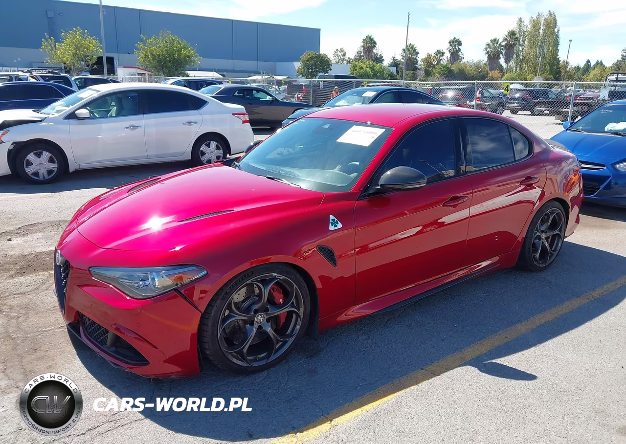 2019 Alfa Romeo Giulia Quadrifoglio Rwd VIN:ZARFAMEV0K7602917 - 2