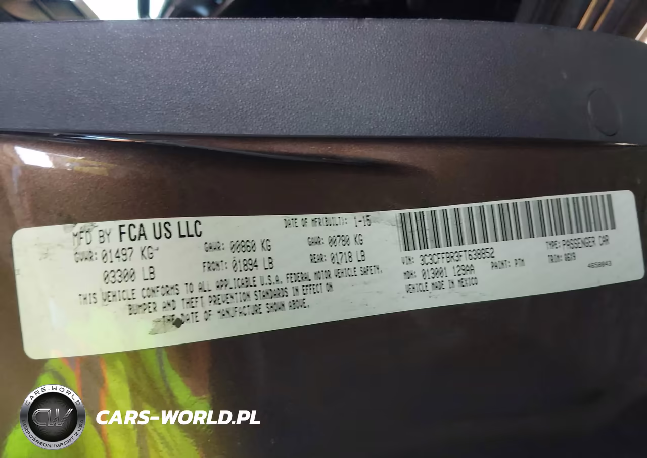 2015 Fiat 500 Sport VIN:3C3CFFBR3FT638852 - 9