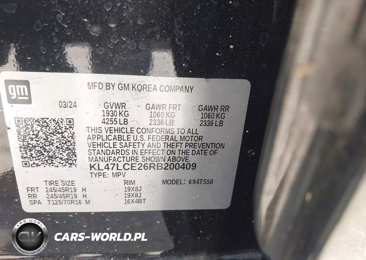 2024 Buick Envista Avenir Fwd VIN:KL47LCE26RB200409 - 9