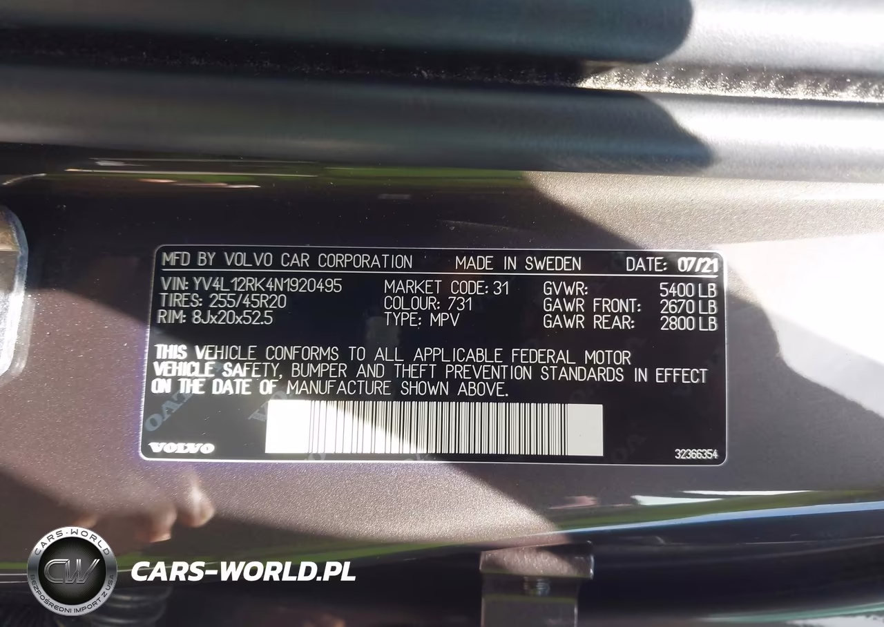 2022 Volvo Xc60 B5 Momentum VIN:YV4L12RK4N1920495 - 9
