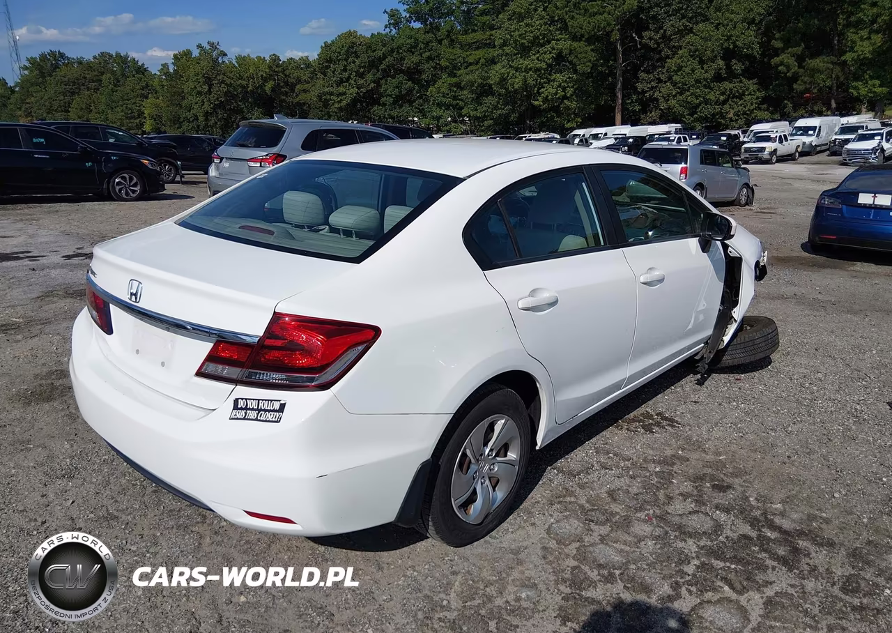 2015 Honda Civic Lx VIN:19XFB2F59FE104540 - 4