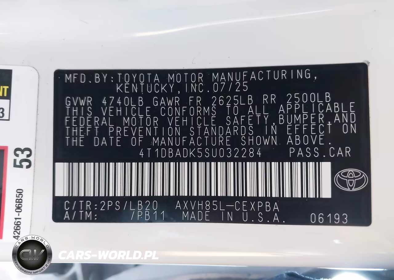 2025 Toyota Camry Xse VIN:4T1DBADK5SU032284 - 9