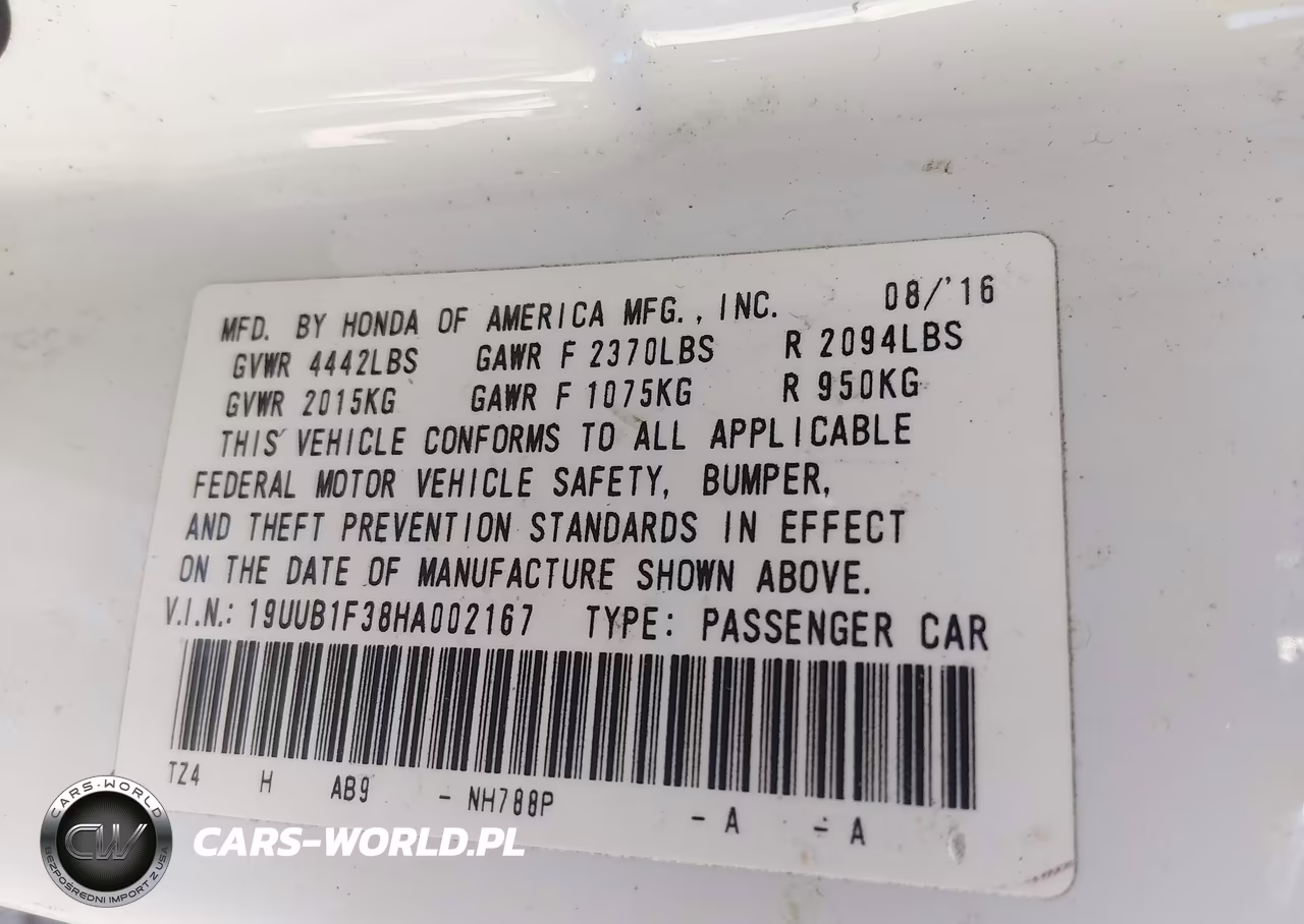 2017 Acura Tlx VIN:19UUB1F38HA002167 - 9