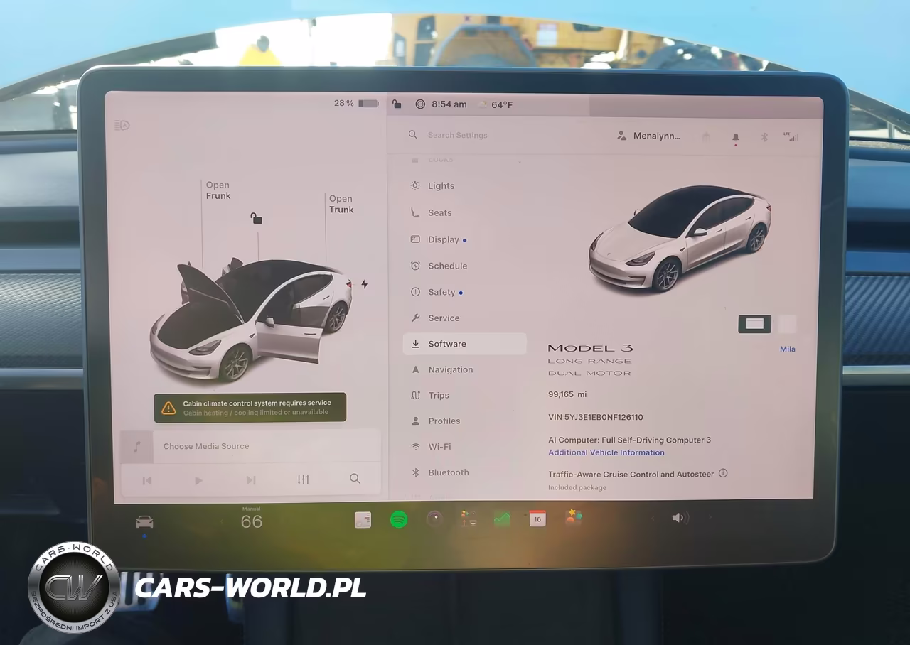 2022 Tesla Model 3 Long Range Dual Motor All-Wheel Drive VIN:5YJ3E1EB0NF126110 - 7
