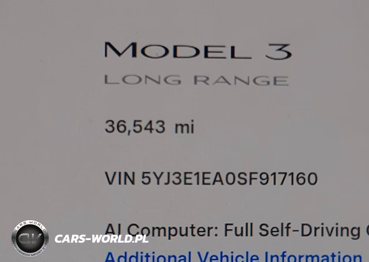 2025 Tesla Model 3 Long Range Rear-Wheel Drive-Standard Rear-Wheel Drive VIN:5YJ3E1EA0SF917160 - 7
