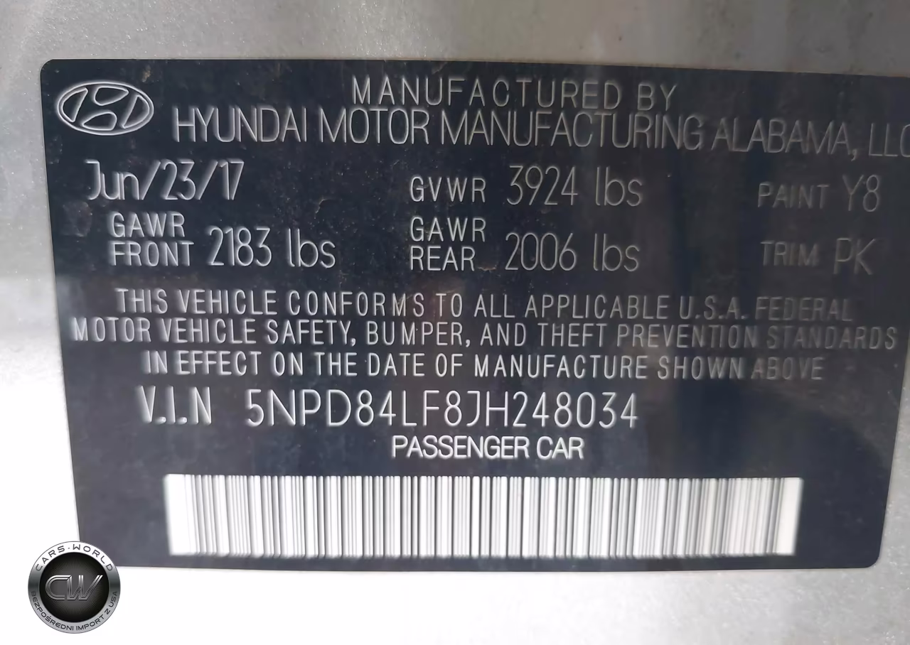 2018 Hyundai Elantra Sel VIN:5NPD84LF8JH248034 - 9