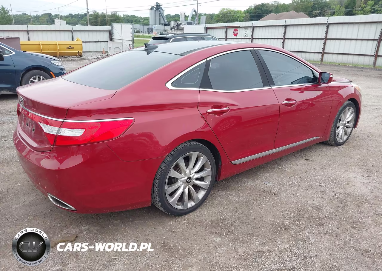 2012 Hyundai Azera VIN:KMHFH4JG1CA141238 - 4