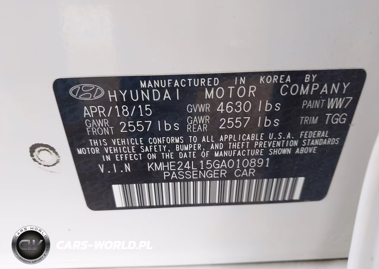 2016 Hyundai Sonata Hybrid Se VIN:KMHE24L15GA010891 - 9