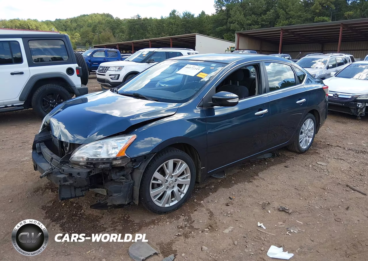 2013 Nissan Sentra Sl VIN:3N1AB7AP0DL634570 - 2