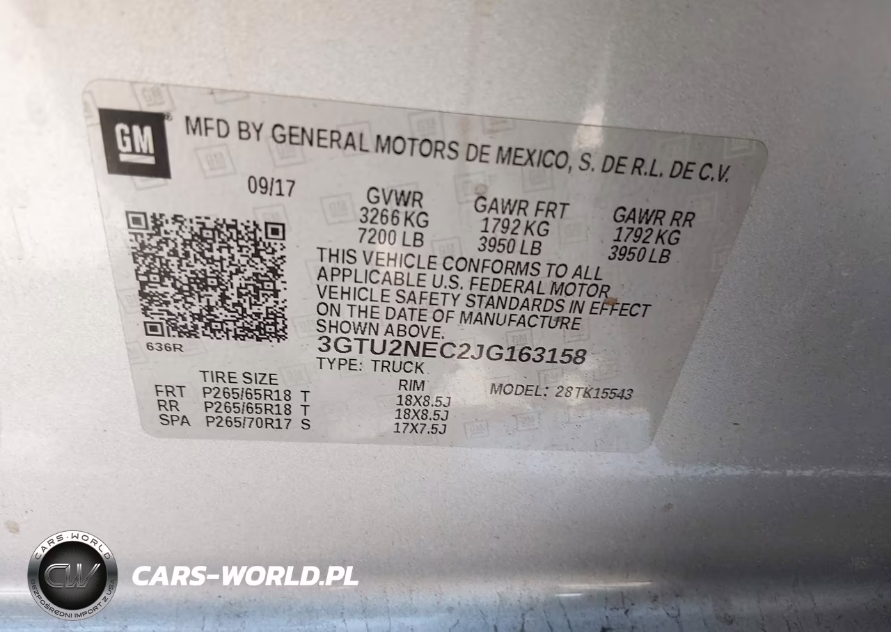 2018 GMC Sierra 1500 Slt VIN:3GTU2NEC2JG163158 - 9