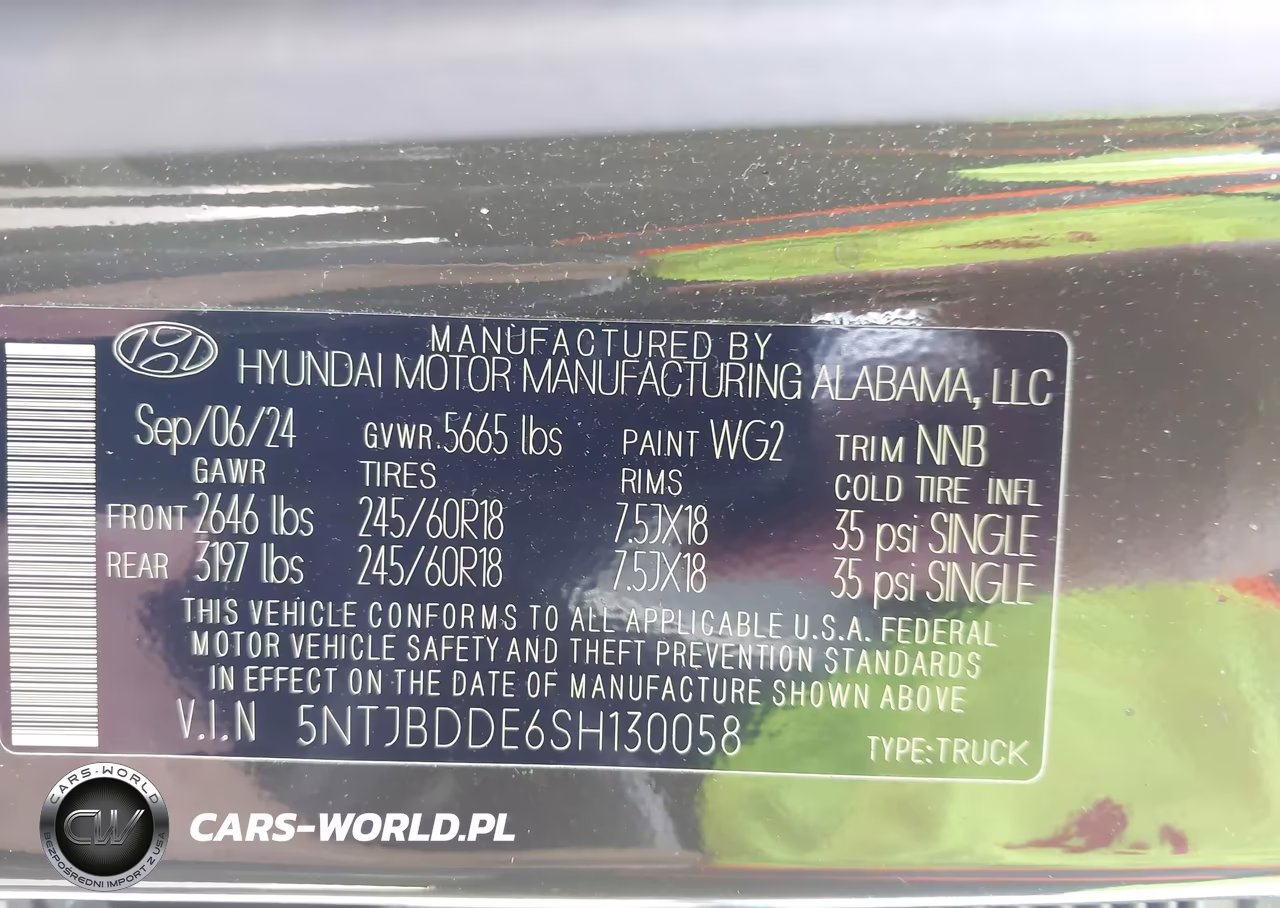 2025 Hyundai Santa Cruz Sel VIN:5NTJBDDE6SH130058 - 9
