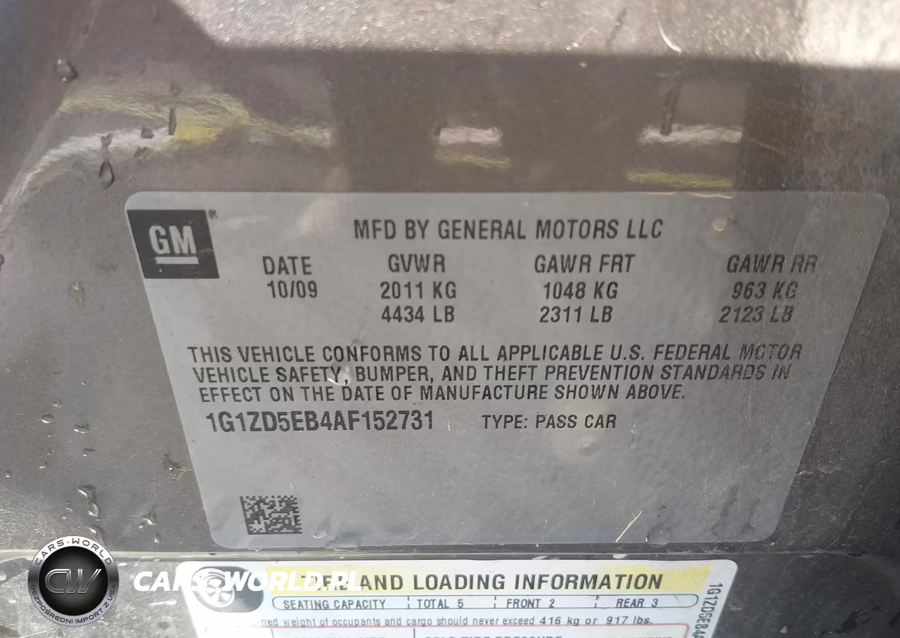 2010 Chevrolet Malibu Lt VIN:1G1ZD5EB4AF152731 - 9