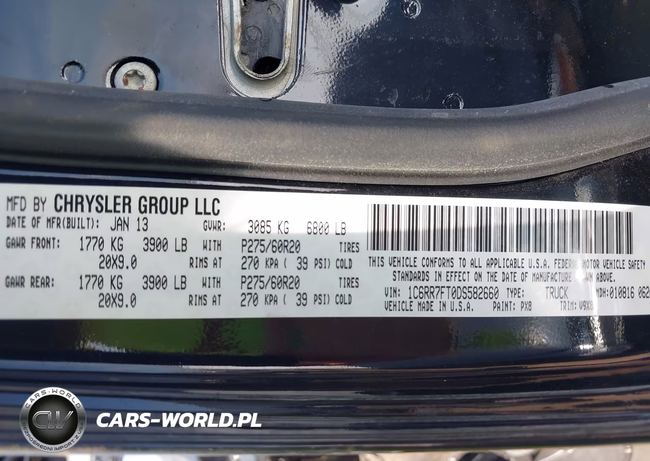 2013 Ram 1500 Express VIN:1C6RR7FT0DS582660 - 9