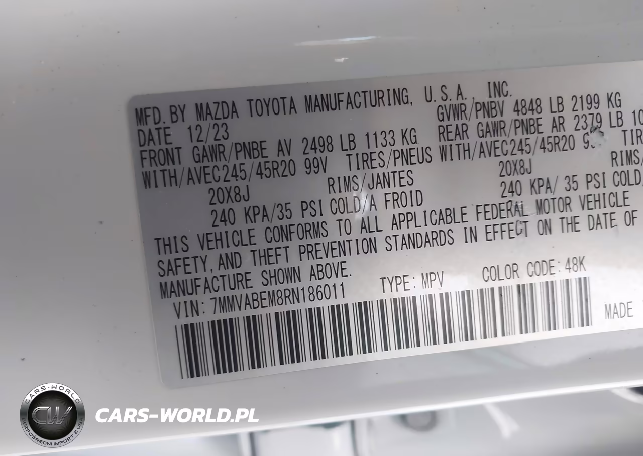 2024 Mazda Cx-50 2.5 S Premium Plus VIN:7MMVABEM8RN186011 - 9