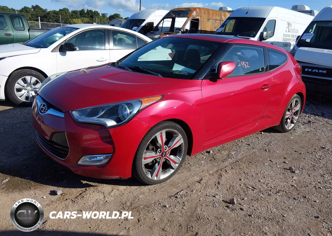 2017 Hyundai Veloster Value Edition VIN:KMHTC6AD3HU322091 - 2