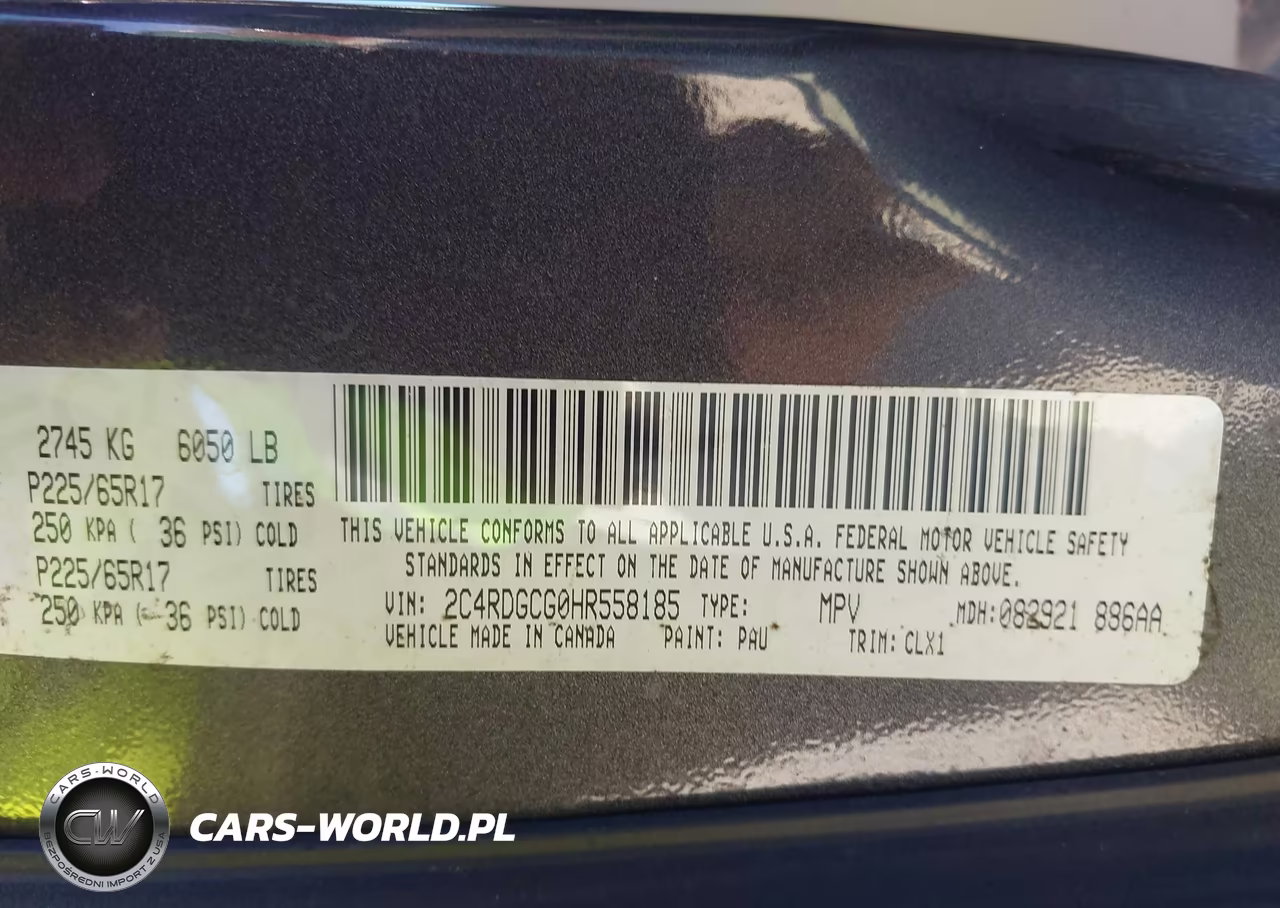 2017 Dodge Grand Caravan Sxt VIN:2C4RDGCG0HR558185 - 9