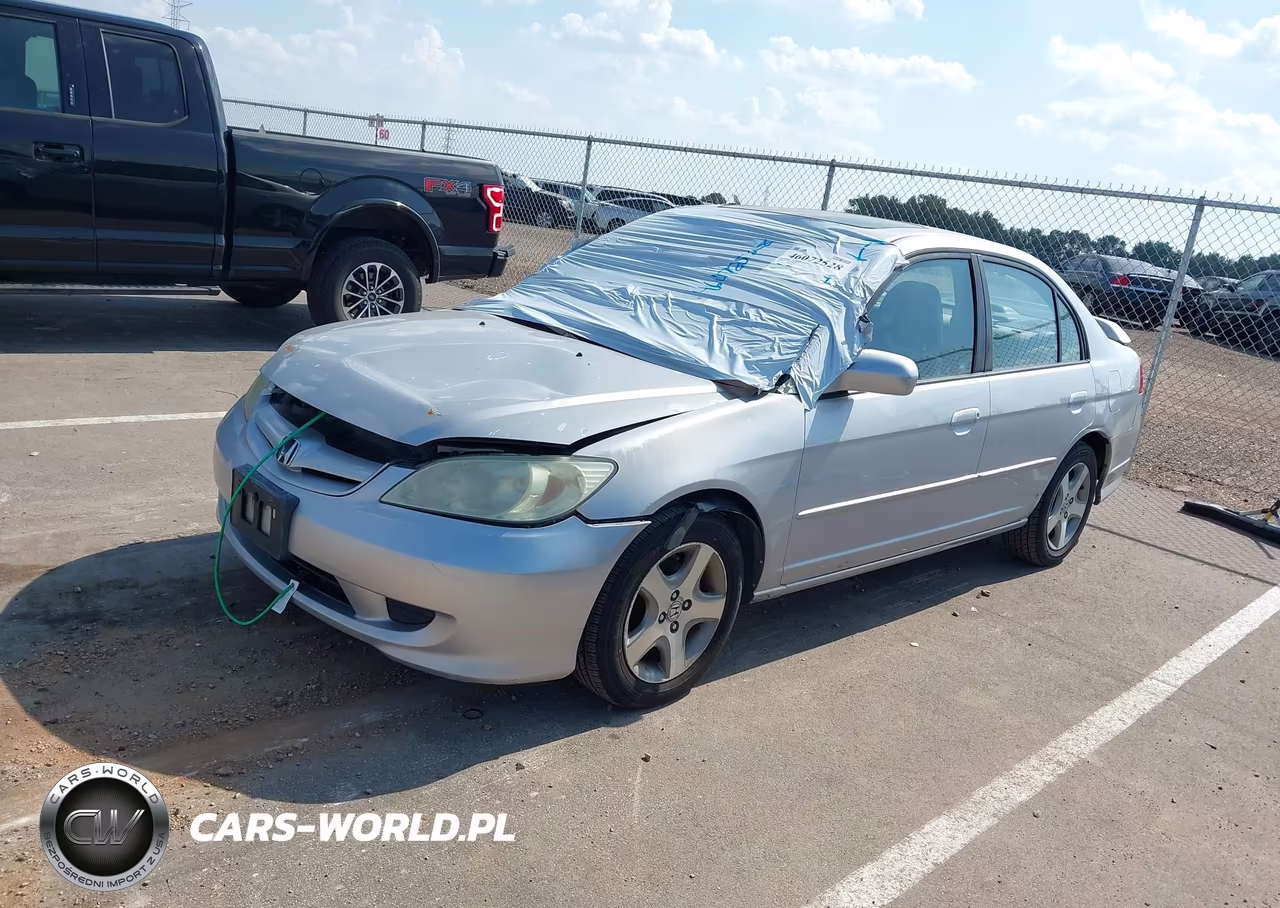 2004 Honda Civic Ex VIN:1HGES26864L010899 - 2