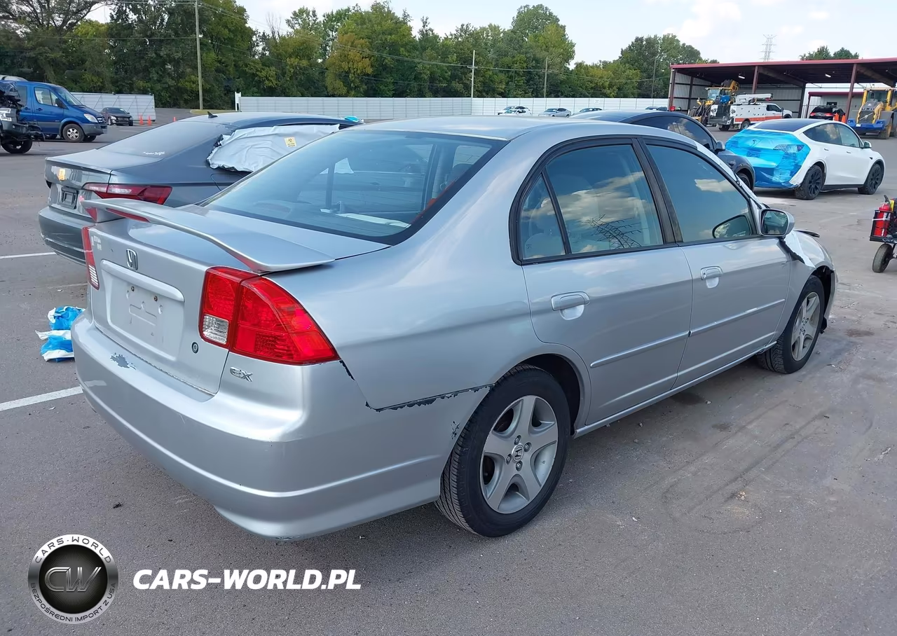 2004 Honda Civic Ex VIN:1HGES26864L010899 - 4