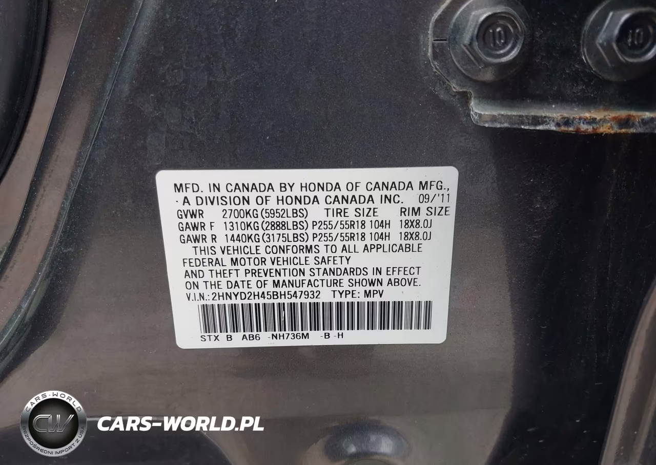 2011 Acura Mdx Technology Package VIN:2HNYD2H45BH547932 - 9