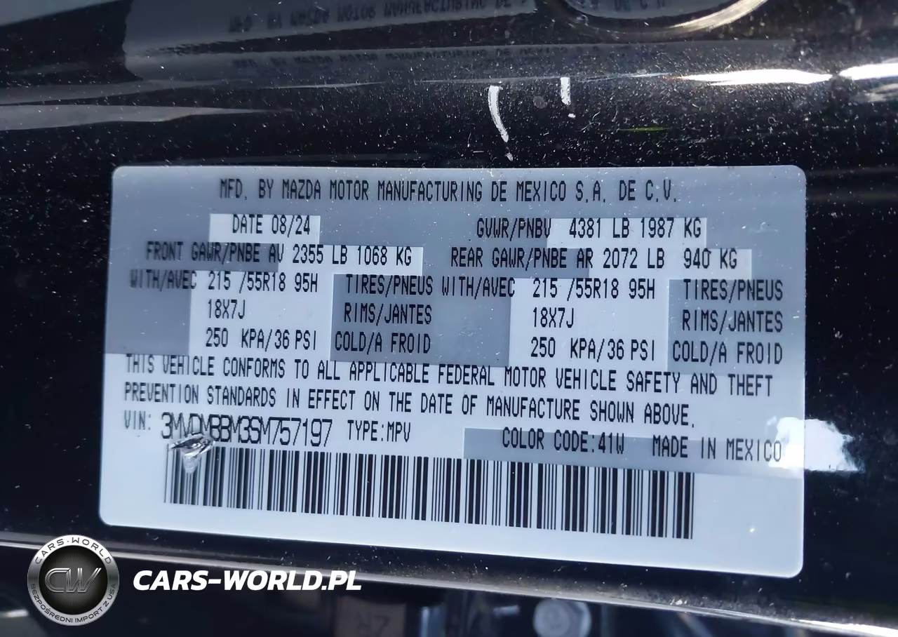 2025 Mazda Cx-30 2.5 S Select Sport VIN:3MVDMBBM3SM757197 - 9