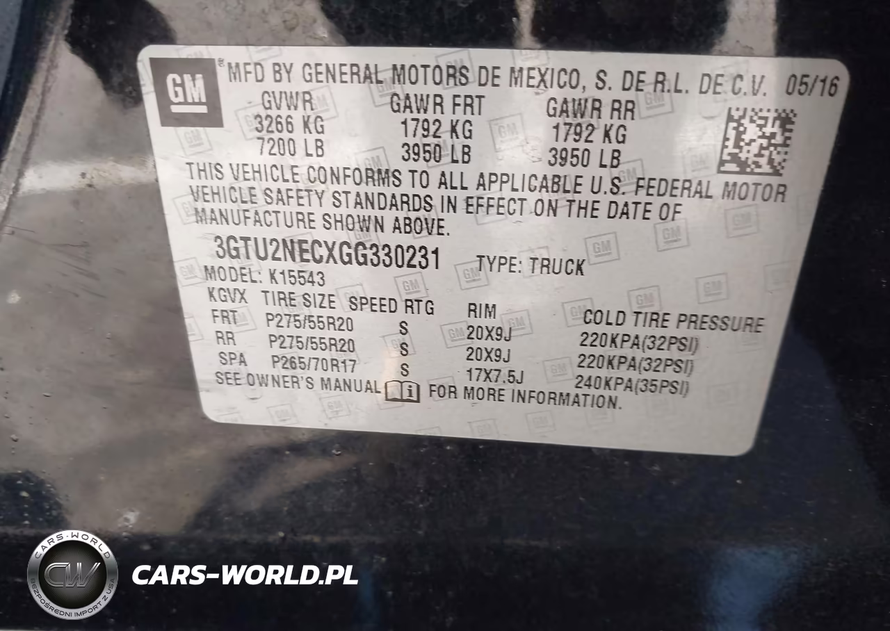 2016 GMC Sierra 1500 Slt VIN:3GTU2NECXGG330231 - 9