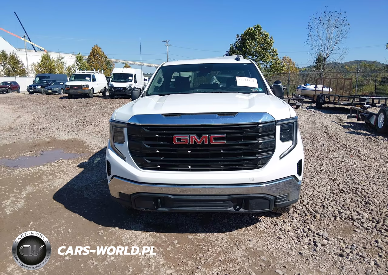 2024 GMC Sierra 1500 4Wd Long Box Pro VIN:3GTNUAEDXRG435631 - 12