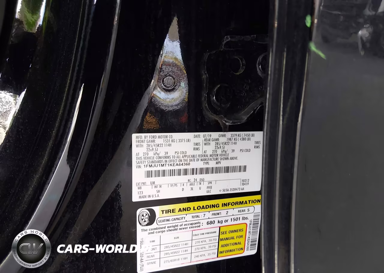 2019 Ford Expedition Platinum VIN:1FMJU1MT1KEA64360 - 9