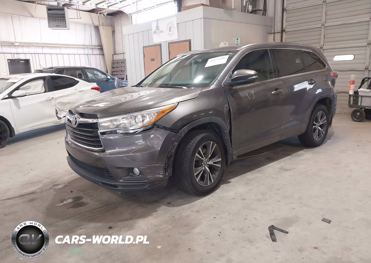 2016 Toyota Highlander Xle V6 VIN:5TDJKRFHXGS302385 - 2