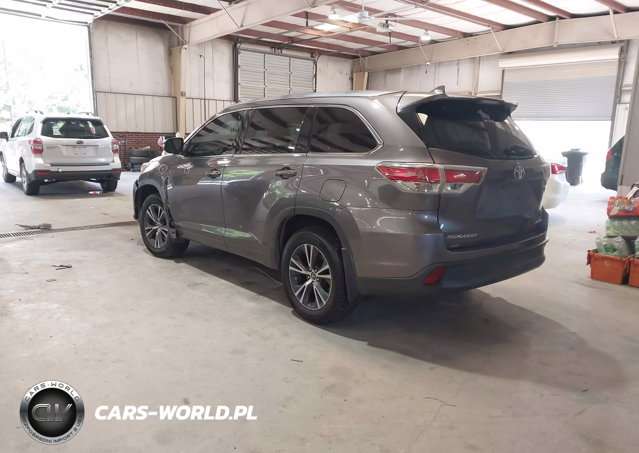 2016 Toyota Highlander Xle V6 VIN:5TDJKRFHXGS302385 - 3