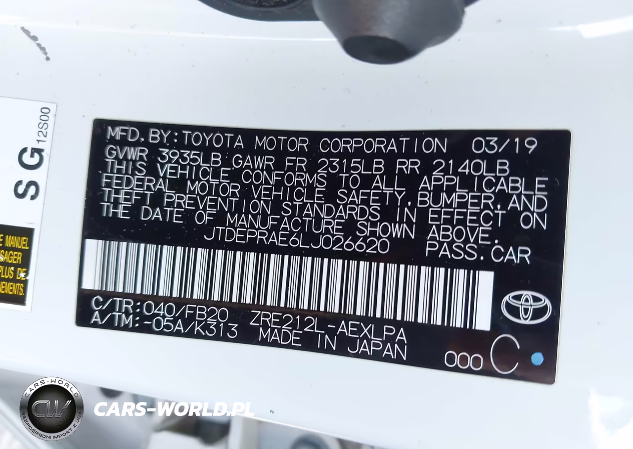 2020 Toyota Corolla Le VIN:JTDEPRAE6LJ026620 - 9