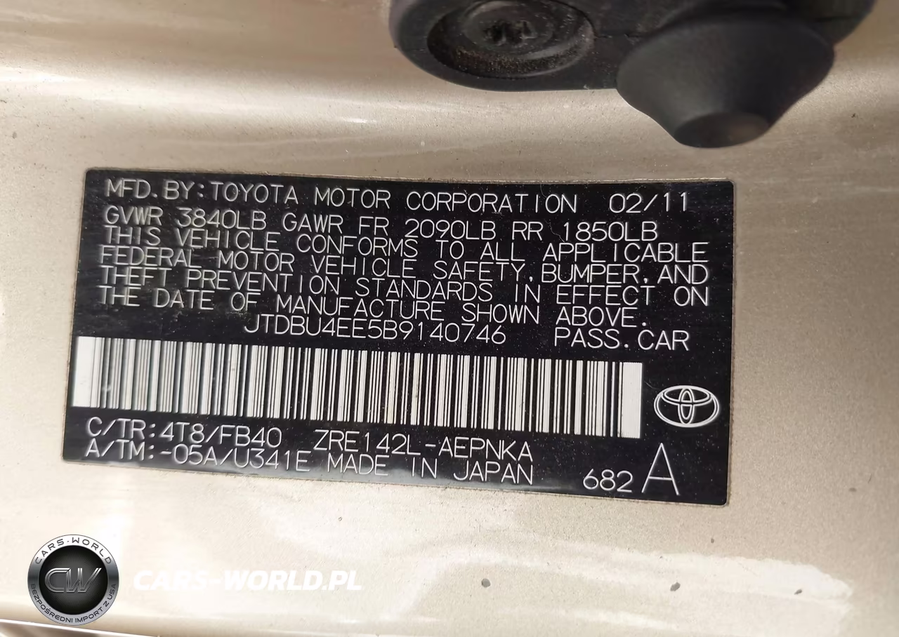 2011 Toyota Corolla Le VIN:JTDBU4EE5B9140746 - 9